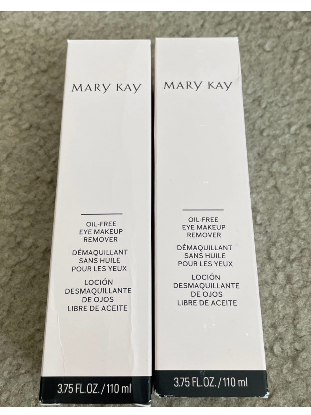 Mary Kay Oil-Free Eye Makeup Remover - Pink Bottles - lot of 2